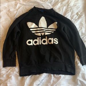 Baggy Adidas Sweater- Black